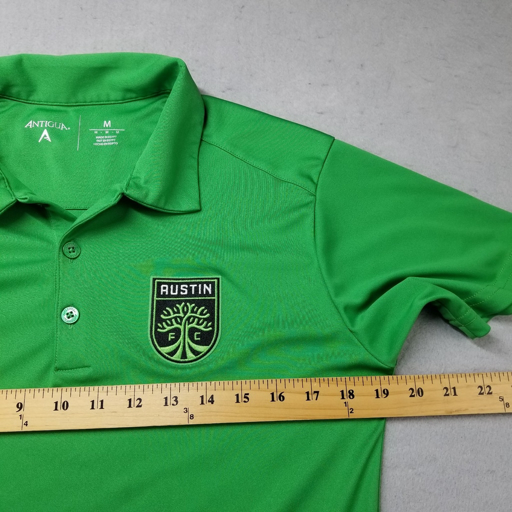 Austin FC Polo Shirt Womens Size M Green Soccer Football Club Texas - Picture 5 of 8